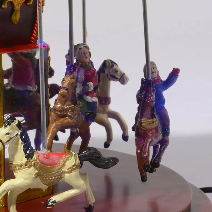 Christmas bauble Lumineo Carousel 24 x 24 x 25 cm Light Movement - Декорация и Осветление<<<Дом