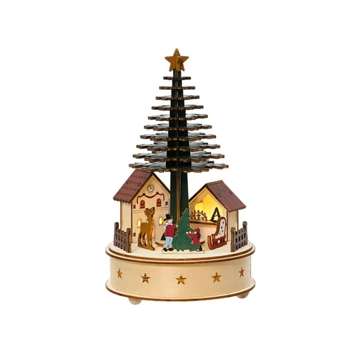Christmas bauble Lumineo Small house 15 x 25 cm MicroLED - Декорация и Осветление<<<Дом Градина<<<BigBuy&&&Коледни