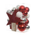 Christmas Baubles Decoris Rojo/Blanco 33 Pieces - Декорация и Осветление<<<Дом Градина<<<BigBuy&&&Коледни