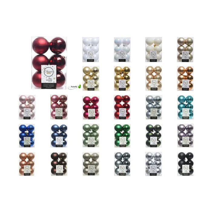 Christmas Baubles Decoris Silver Plastic 12 Units - Декорация и Осветление<<<Дом Градина<<<BigBuy&&&Коледни