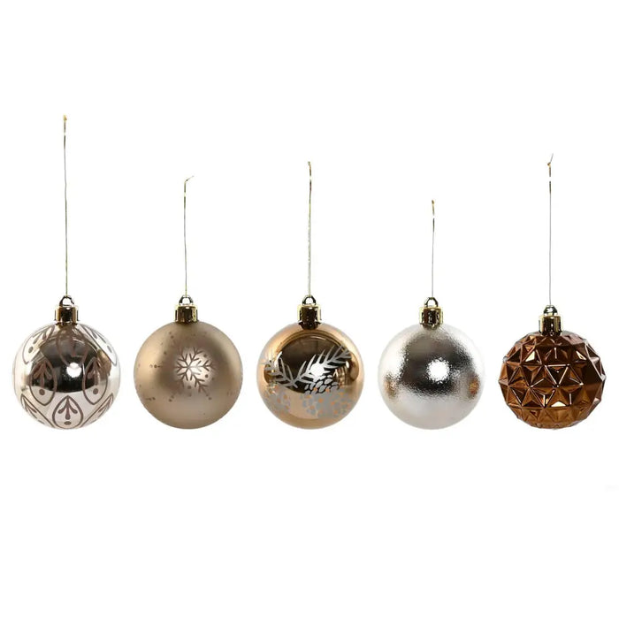 Christmas Baubles Home ESPRIT Bronze Polyethylene 16 x 16 x 26 cm (25 Pieces) - Декорация и Осветление<<<Дом