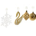 Christmas Baubles Home ESPRIT Golden Polyethylene 28 x 7 x 40 cm (70 piezas) - Декорация и Осветление<<<Дом