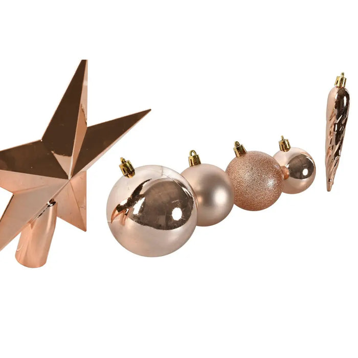Christmas Baubles Home ESPRIT Golden PVC 20 x 13 x 26 cm (2 Units) - Декорация и Осветление<<<Дом