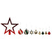Christmas Baubles Home ESPRIT Red Green Polyethylene 21 x 6,5 x 27 cm (53 Pieces) - Декорация и Осветление<<<Дом