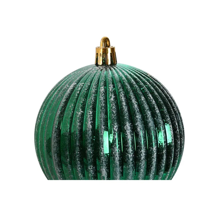 Christmas Baubles Home ESPRIT Red Green PVC 16 x 16 x 24 cm (2 Units) - Декорация и Осветление<<<Дом