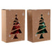 Christmas Baubles Home ESPRIT Red Green PVC 20 x 10 x 30 cm (2 Units) - Декорация и Осветление<<<Дом