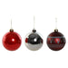 Christmas Baubles Home ESPRIT Red Silver Polyethylene 21,5 x 21,5 x 22,5 cm (15 Pieces) - Декорация и Осветление<<<Дом