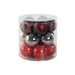 Christmas Baubles Home ESPRIT Red Silver Polyethylene 21,5 x 21,5 x 22,5 cm (15 Pieces) - Декорация и Осветление<<<Дом