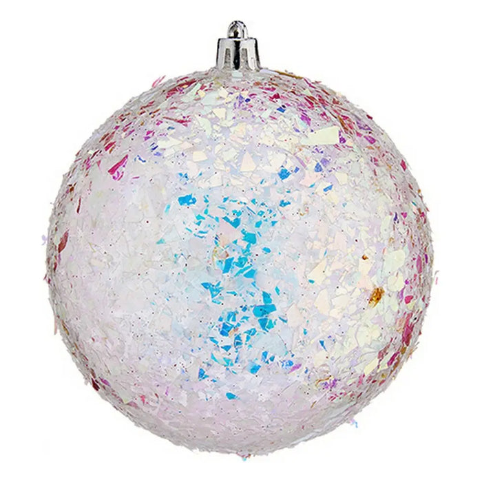 Christmas Baubles Krist+ Silver Ø 10 cm 6 Units - Декорация и Осветление<<<Дом Градина<<<BigBuy&&&Коледни