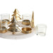 Christmas Candle Holder DKD Home Decor Natural Golden (2 Units) (21 x 11,5 x 21 cm) - Декорация и Осветление<<<Дом