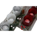 Christmas Candle Holder Home ESPRIT White Red 40 X 9 X 13,5 cm (5 Pieces) (2 Units) - Декорация и Осветление<<<Дом