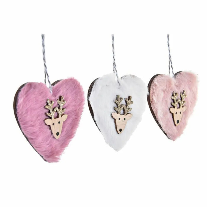 Christmas Decorations Set DKD Home Decor Polyester (22 x 8 x 1 cm) (3 Units) - Декорация и Осветление<<<Дом