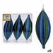 Christmas Decorations Set Krist+ Blue Green PVC Streched 8,5 x 3,5 x 19 cm (12 Units) - Декорация и Осветление<<<Дом
