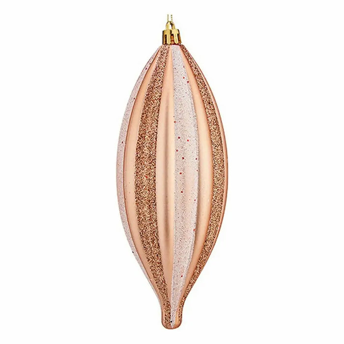 Christmas Decorations Set Krist+ Copper PVC Streched 3 x 3 x 18 cm 8,5 x 19 x 3 cm (12 Units) - Декорация и