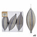 Christmas Decorations Set Krist+ Silver PVC Streched 3 x 3 x 18 cm 8,5 x 19 x 3 cm (12 Units) - Декорация и
