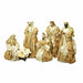 Christmas nativity set DKD Home Decor Golden Crown 30 x 5 x 30 cm 50 x 5 x 50 cm - Декорация и Осветление<<<Дом