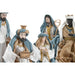 Christmas nativity set Home ESPRIT Blue White 20 x 15 x 30 cm (9 Pieces) - Декорация и Осветление<<<Дом