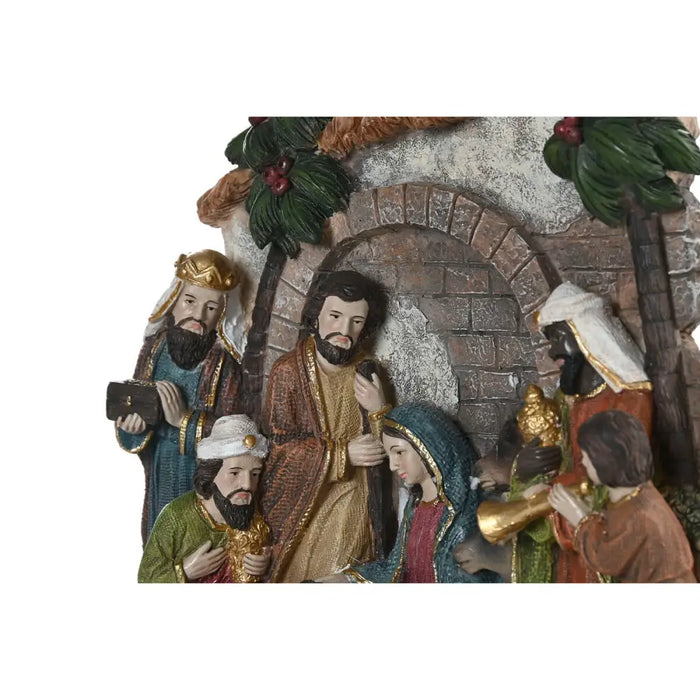 Christmas nativity set Home ESPRIT Multicolour Resin 21 x 6 x 19 cm - Декорация и Осветление<<<Дом