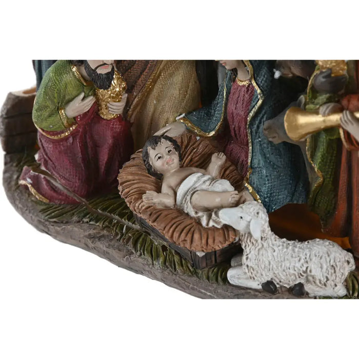 Christmas nativity set Home ESPRIT Multicolour Resin 21 x 6 x 19 cm - Декорация и Осветление<<<Дом
