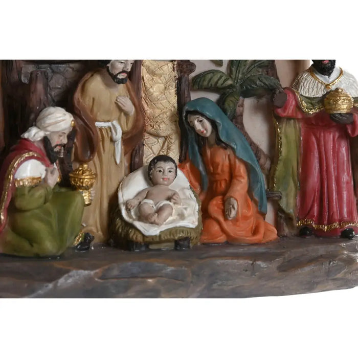 Christmas nativity set Home ESPRIT Multicolour Resin 21 X 8 X 12,5 CM - Декорация и Осветление<<<Дом