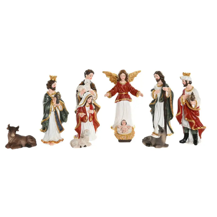 Christmas nativity set Home ESPRIT Multicolour Resin (8 Pieces) - Декорация и Осветление<<<Дом