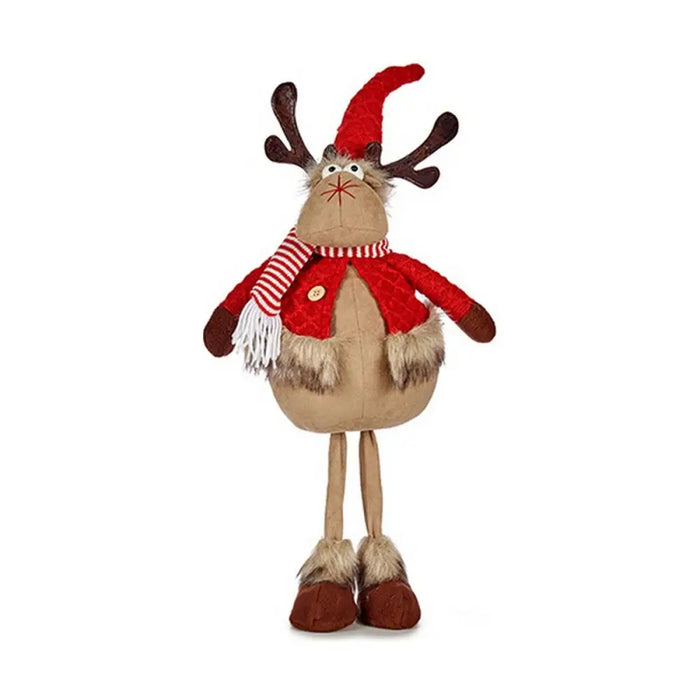 Christmas Reindeer Krist+ Brown Red 24 x 63 x 27 cm - Декорация и Осветление<<<Дом Градина<<<BigBuy&&&Коледни