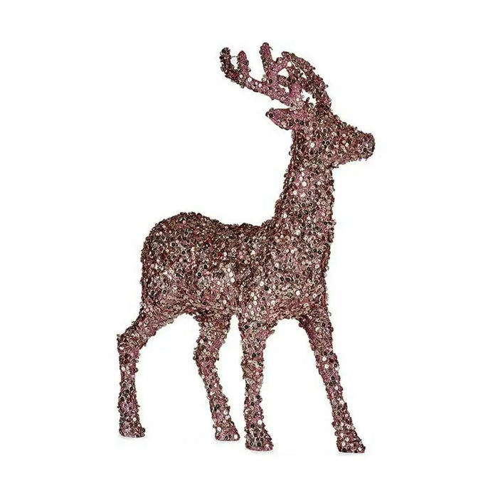 Christmas Reindeer Krist+ Pink Golden Reindeer 15 x 45 x 30 cm - Декорация и Осветление<<<Дом