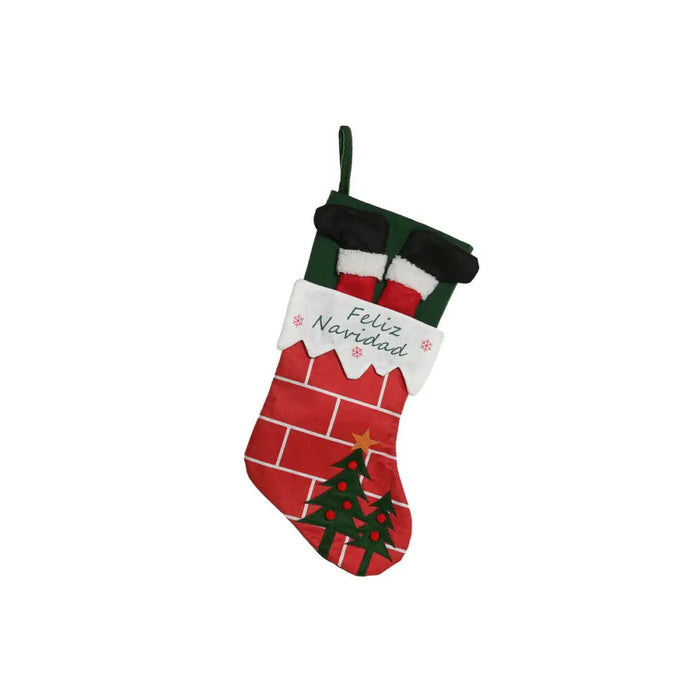 Christmas Stocking Home ESPRIT Polyester - Декорация и Осветление<<<Дом Градина<<<BigBuy&&&Коледни украси<<<Декорация и