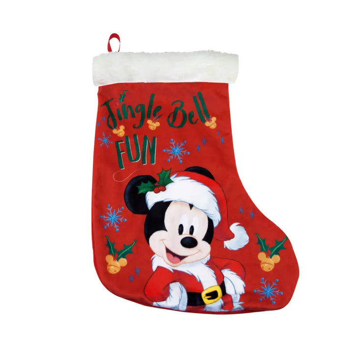 Christmas Stocking Mickey Mouse Happy smiles 42 cm - Декорация и Осветление<<<Дом Градина<<<BigBuy&&&Коледни