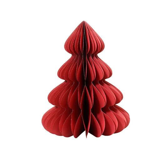 Christmas Tree Decoris Red Paper Ø 72 x 90 cm - Декорация и Осветление<<<Дом Градина<<<BigBuy&&&Коледни