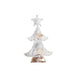 Christmas Tree DKD Home Decor Golden White Rattan (32 x 10 x 56 cm) (2 Units) - Декорация и Осветление<<<Дом