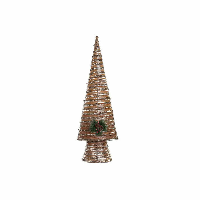 Christmas Tree DKD Home Decor Multicolour Copper Natural Plastic 32 x 18 x 100 cm (3 Units) - Декорация и
