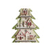 Christmas Tree DKD Home Decor Red Tree Blue Pink Wood Green (23 x 9 x 47 cm) (2 Units) - Декорация и Осветление<<<Дом