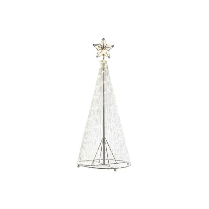 Christmas Tree DKD Home Decor Silver Metal 25 x 25 x 60 cm - Декорация и Осветление<<<Дом Градина<<<BigBuy&&&Коледни