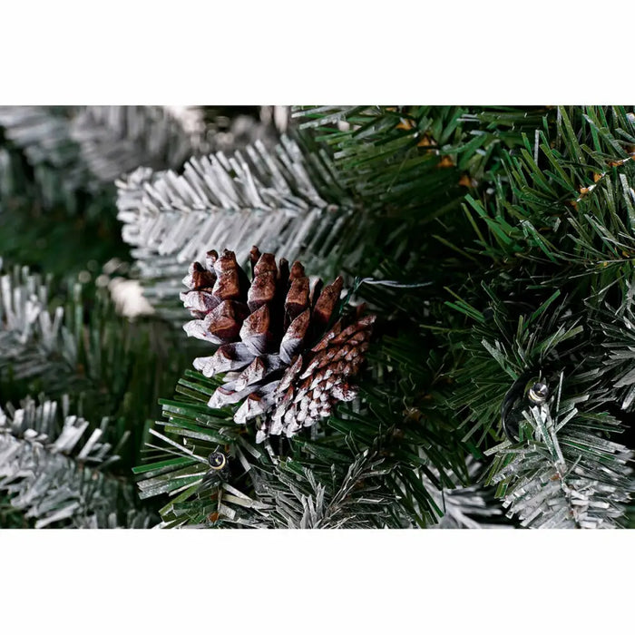 Christmas Tree DKD Home Decor White Red Green PVC Pineapples Snowfall 125 x 125 x 210 cm - Декорация и Осветление<<<Дом