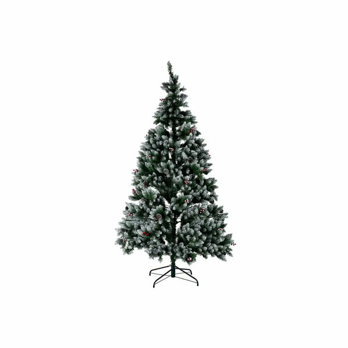 Christmas Tree DKD Home Decor White Red Green PVC Pineapples Snowfall 125 x 125 x 210 cm - Декорация и Осветление<<<Дом