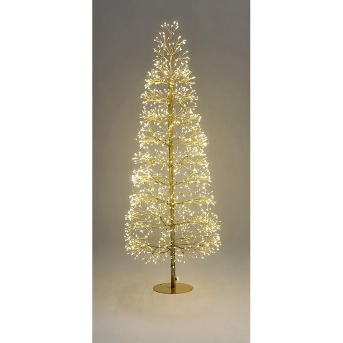 Christmas Tree Home ESPRIT Golden 40 x 40 x 120 cm - Декорация и Осветление<<<Дом Градина<<<BigBuy&&&Коледни