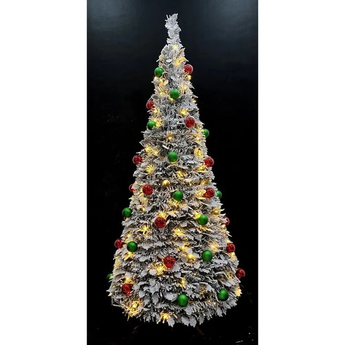 Christmas Tree Home ESPRIT Green PVC Snowfall - Декорация и Осветление<<<Дом Градина<<<BigBuy&&&Коледни
