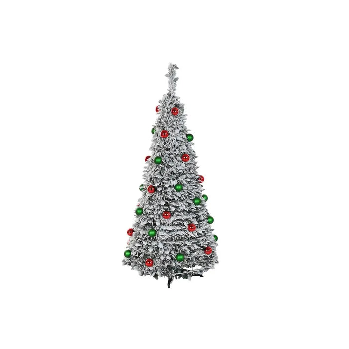Christmas Tree Home ESPRIT Green PVC Snowfall - Декорация и Осветление<<<Дом Градина<<<BigBuy&&&Коледни