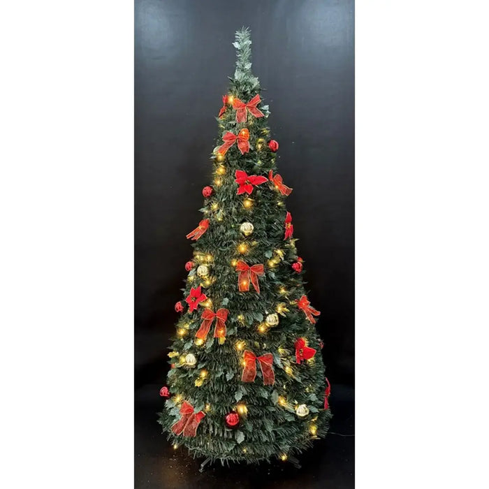 Christmas Tree Home ESPRIT Red Green PVC - Декорация и Осветление<<<Дом Градина<<<BigBuy&&&Коледни украси<<<Декорация и