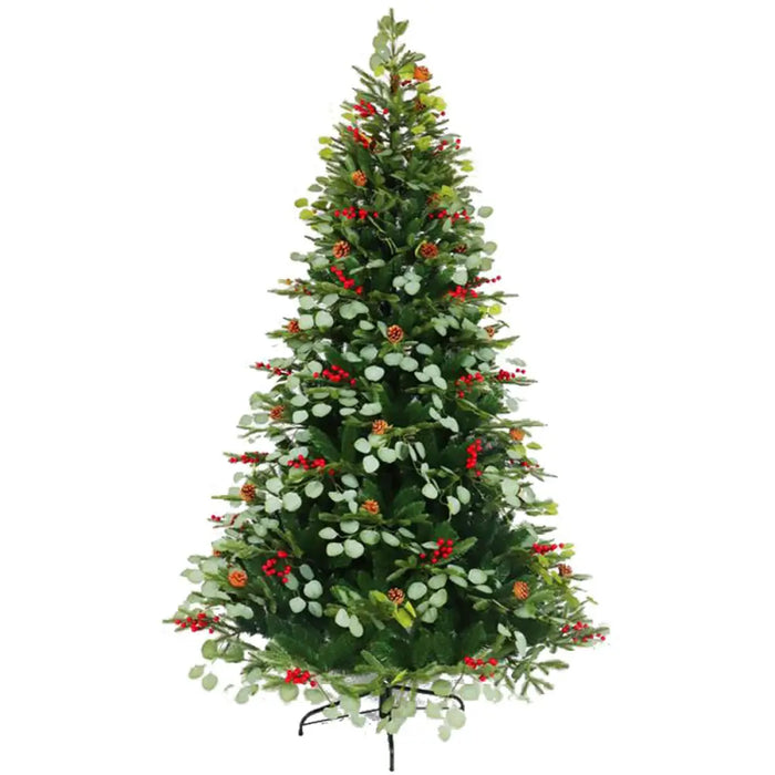 Christmas Tree Home ESPRIT Red Green PVC Metal 129 x 129 x 210 cm - Декорация и Осветление<<<Дом