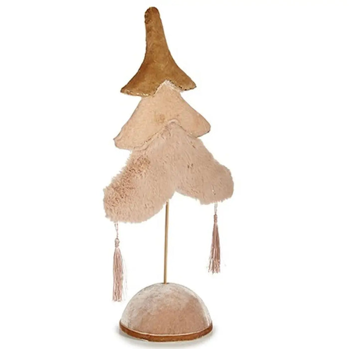 Christmas Tree Krist+ Beige Golden Polyester Wood 12 x 43 x 22 cm (4 Units) - Декорация и Осветление<<<Дом