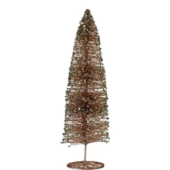 Christmas Tree Krist+ Champagne Sequins 10 x 40 x 10 cm (6 Units) - Декорация и Осветление<<<Дом