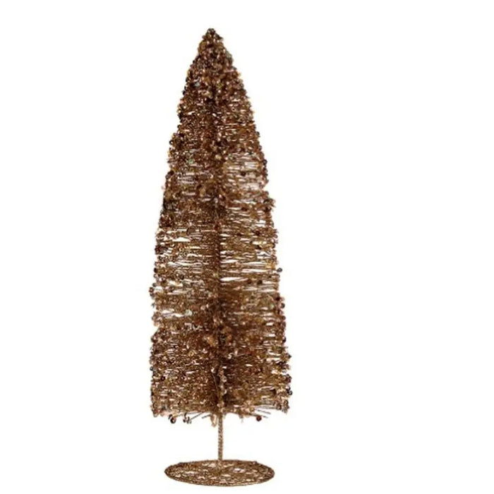Christmas Tree Krist+ Golden Christmas Tree 10 x 41 x 10 cm Sequins (6 Units) - Декорация и Осветление<<<Дом