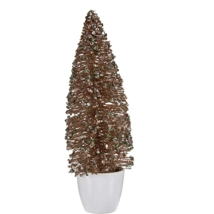 Christmas Tree Krist+ Mint Champagne Plastic Christmas Tree 10 x 33 x 10 cm (6 Units) - Декорация и Осветление<<<Дом