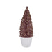 Christmas Tree Krist+ Pink Golden Plastic 9 x 28 x 9 cm Small - Декорация и Осветление<<<Дом Градина<<<BigBuy&&&Коледни