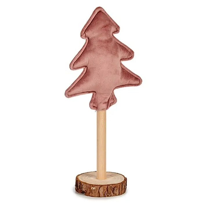Christmas Tree Krist+ Pink Polyester Wood 8 x 13 x 30 cm (12 Units) - Декорация и Осветление<<<Дом
