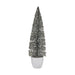 Christmas Tree Krist+ White Silver Plastic 10 x 38 x 10 cm - Декорация и Осветление<<<Дом Градина<<<BigBuy&&&Коледни