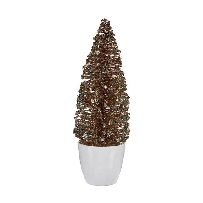 Christmas Tree Small Mint Plastic champagne 9 x 28 x 9 cm - Декорация и Осветление<<<Дом Градина<<<BigBuy&&&Коледни