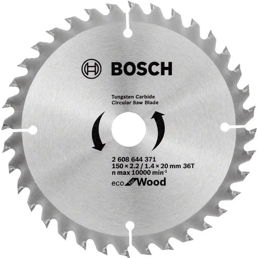 CIRCULAR DISC 150X2.2/1.4X20 36T BOSCH - Дискове за циркуляри<<<Консумативи за електроинструменти<<<Инструменти и